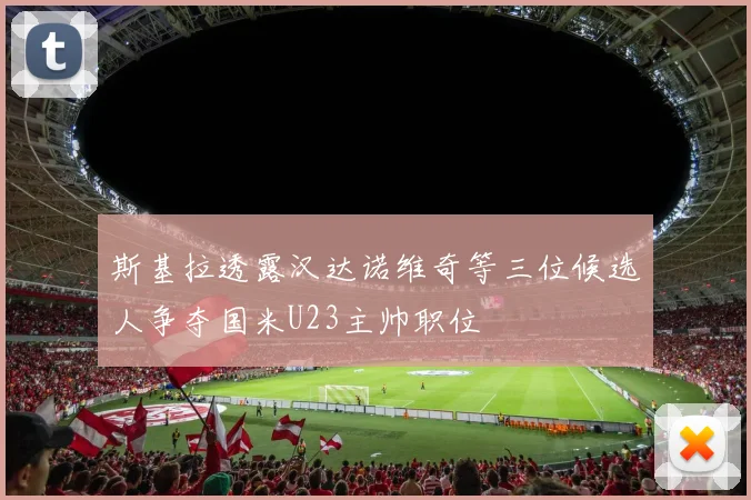 斯基拉透露汉达诺维奇等三位候选人争夺国米U23主帅职位